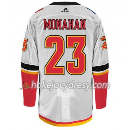 Pánské Hokejový Dres Calgary Flames SEAN MONAHAN 23 Adidas Bílá Authentic